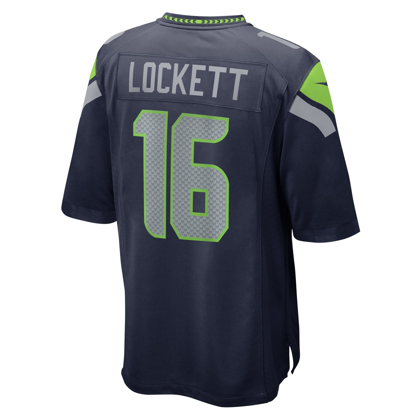 Seattle Seahawks Tyler Lockett College Navy Game Jersey JS2650
