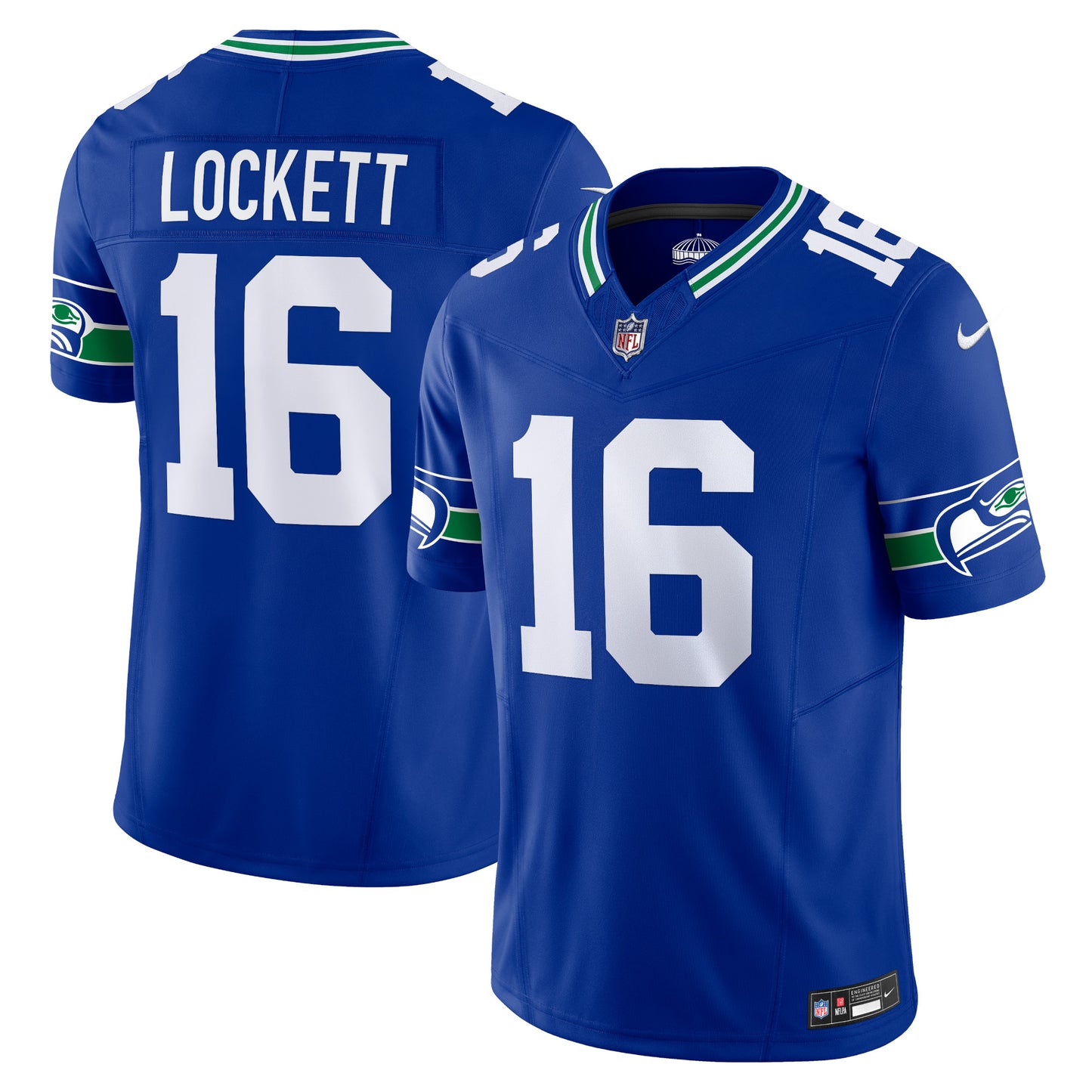 Seattle Seahawks Tyler Lockett Royal Vapor F.U.S.E. Limited Jersey JS4535