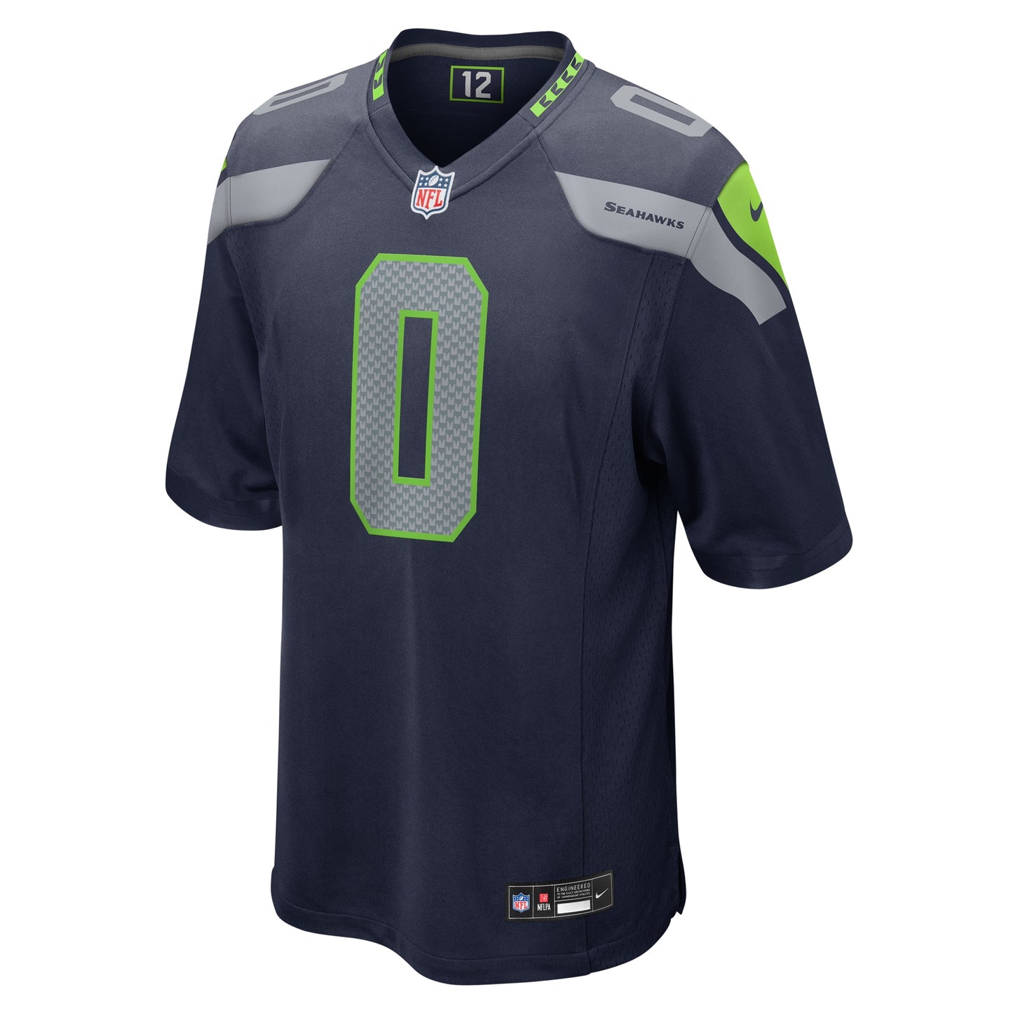 Seattle Seahawks Tyrel Dodson College Navy Game Jersey JS2687