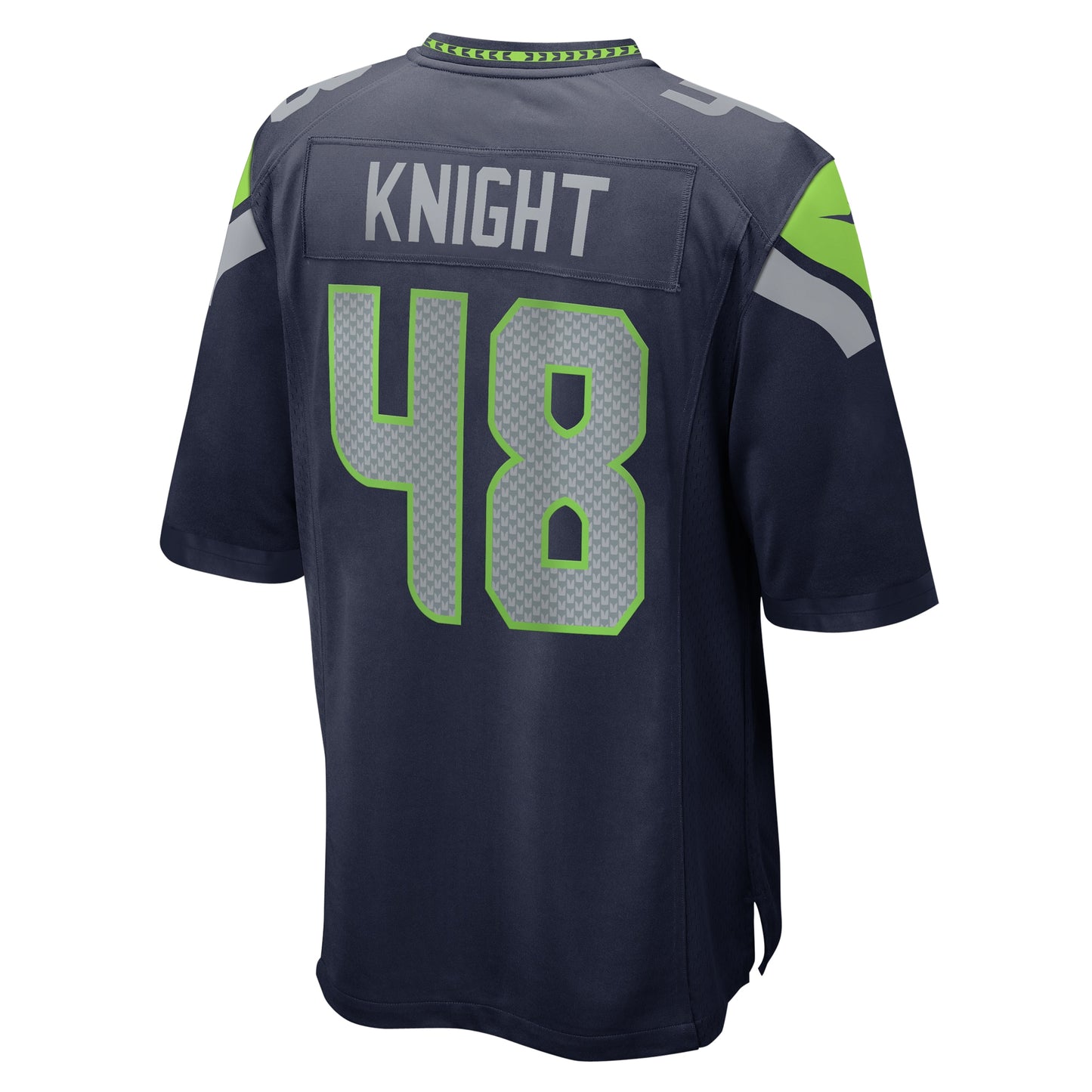 Seattle Seahawks Tyrice Knight College Navy Game Jersey JS7497