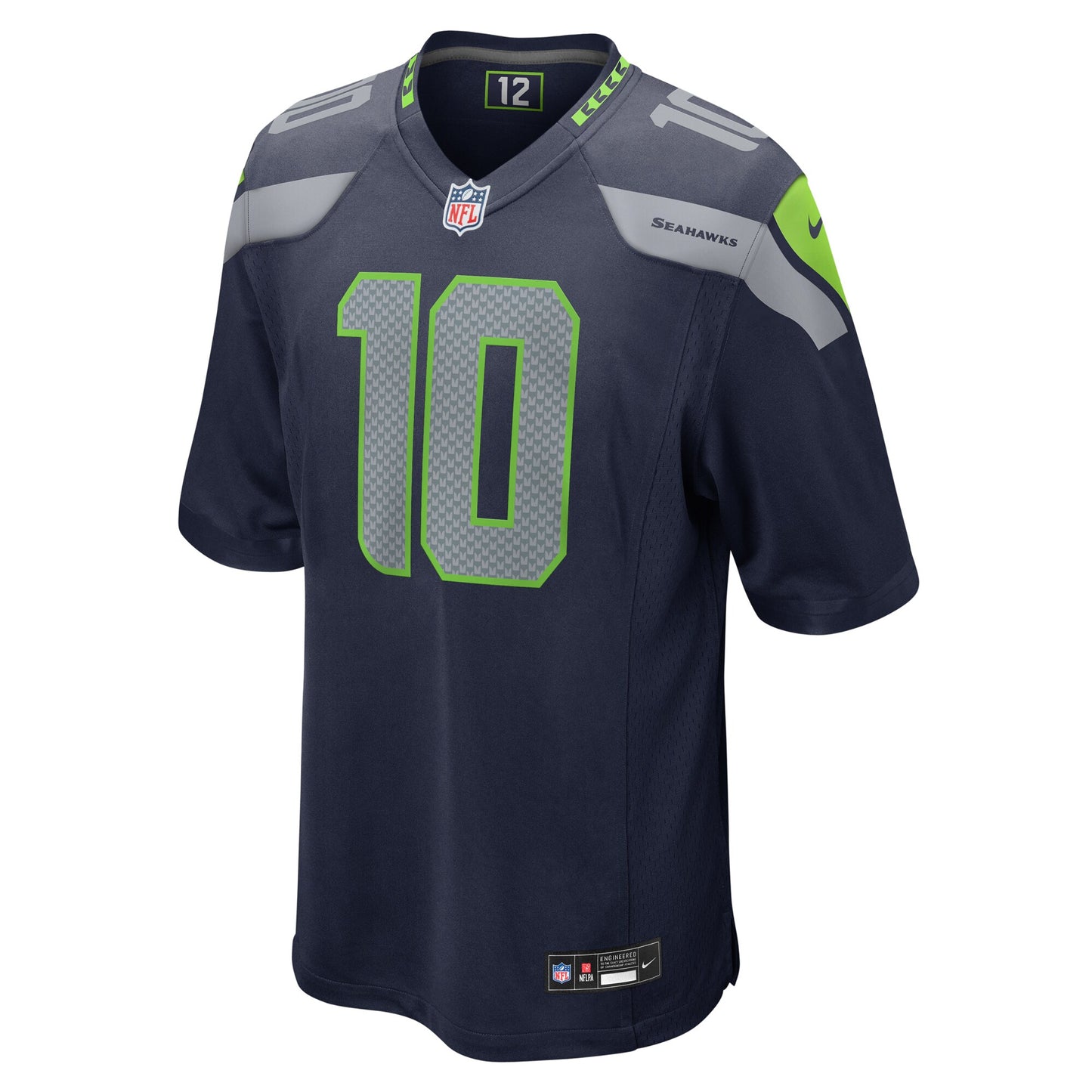 Seattle Seahawks Uchenna Nwosu College Navy Game Jersey JS6256