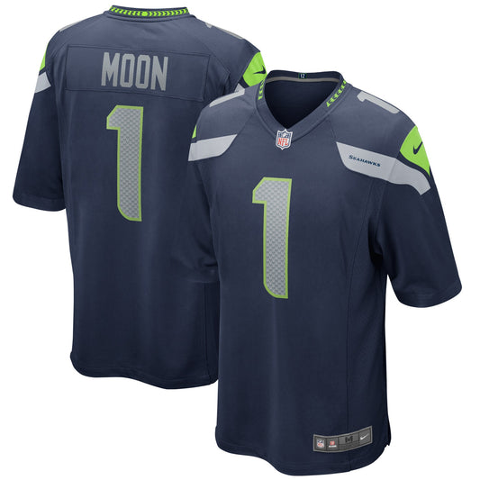Seattle Seahawks Warren Moon College Navy Game Retired Player Jersey JS3220