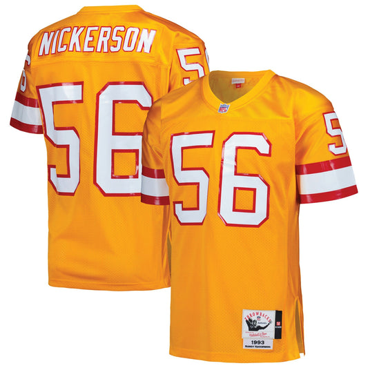 Tampa Bay Buccaneers 1993 Hardy Nickerson Mitchell & Ness Orange Throwback Retired Player Jersey JS4514
