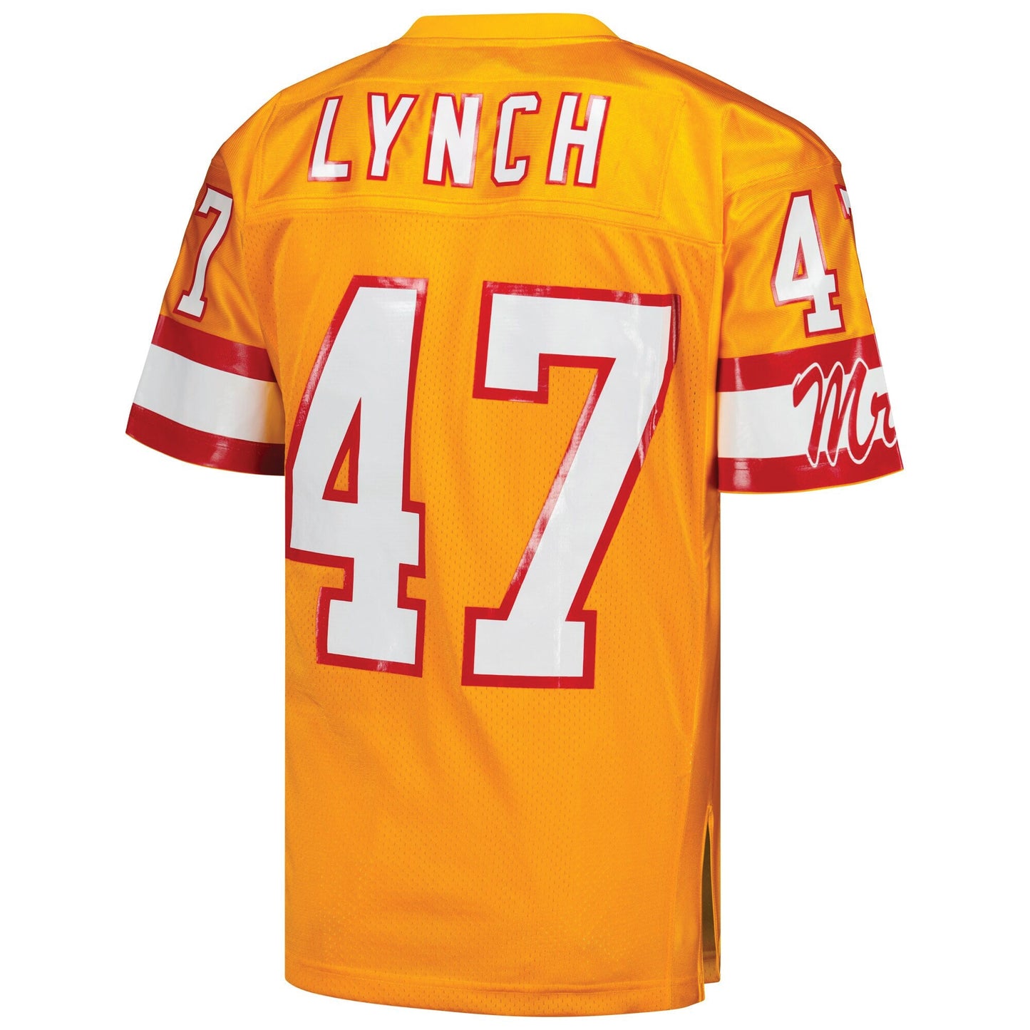 Tampa Bay Buccaneers 1993 John Lynch Mitchell & Ness Orange Throwback Retired Player Jersey JS3815