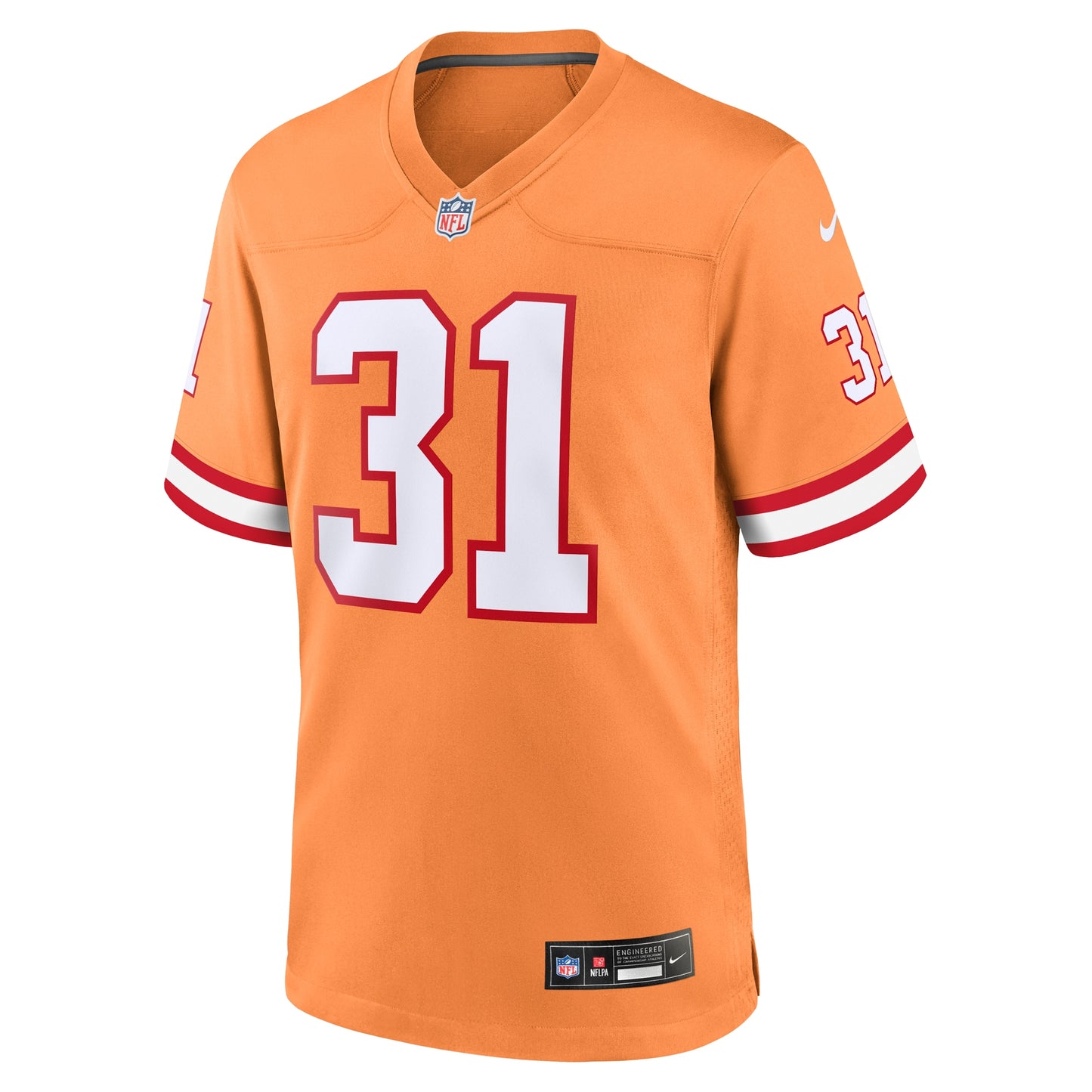 Tampa Bay Buccaneers Antoine Winfield Jr. Orange Throwback Game Jersey JS9504