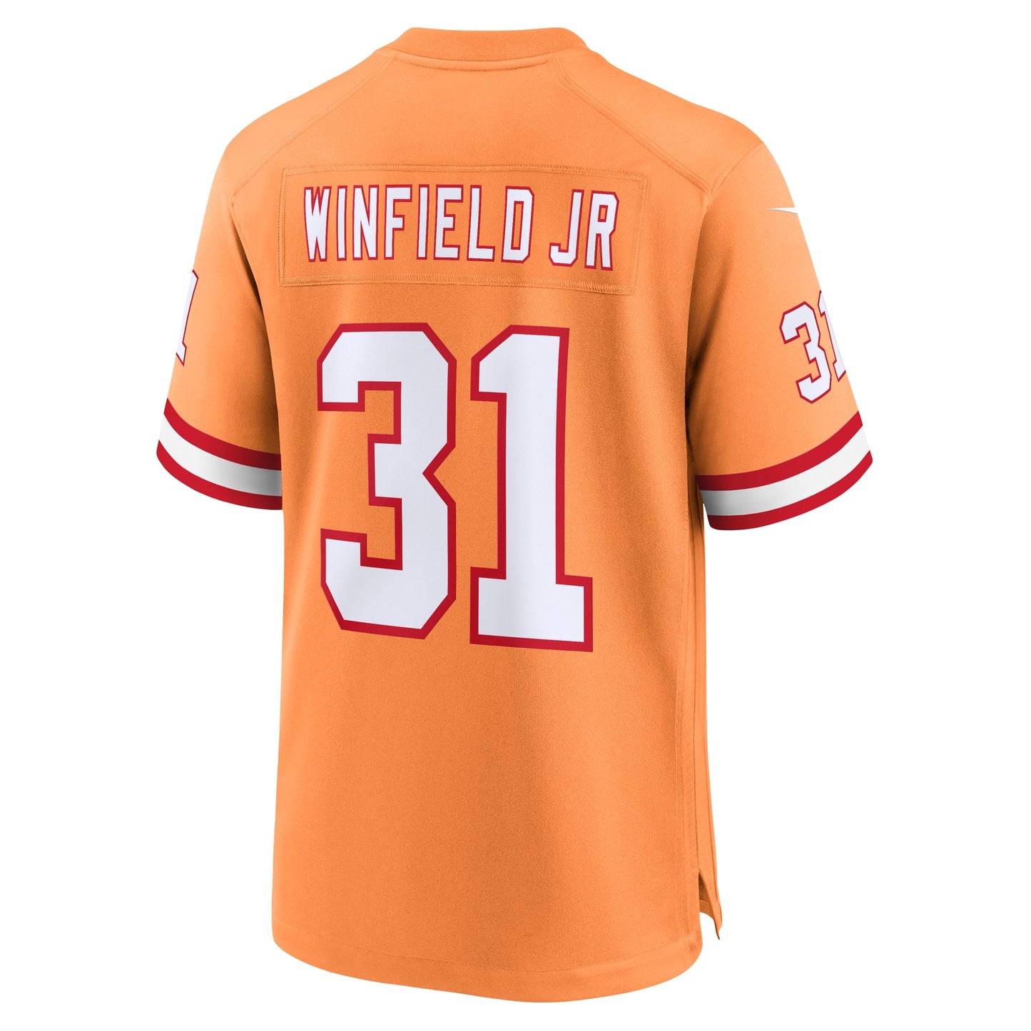 Tampa Bay Buccaneers Antoine Winfield Jr. Orange Throwback Game Jersey JS9504