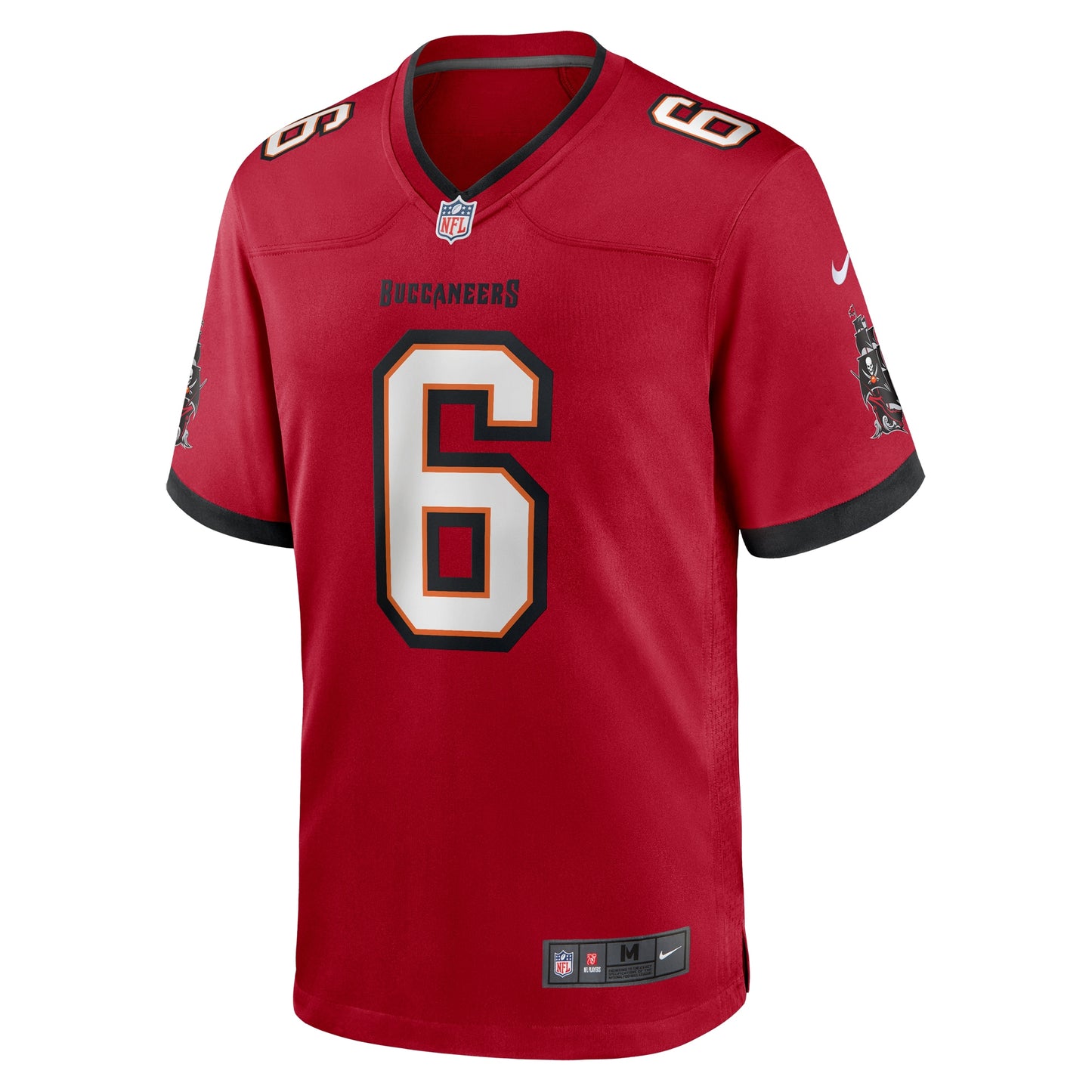 Tampa Bay Buccaneers Baker Mayfield Red Team Game Jersey JS3733
