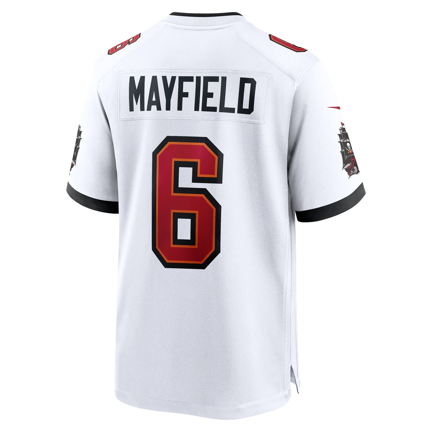 Tampa Bay Buccaneers Baker Mayfield White Away Game Jersey JS7414