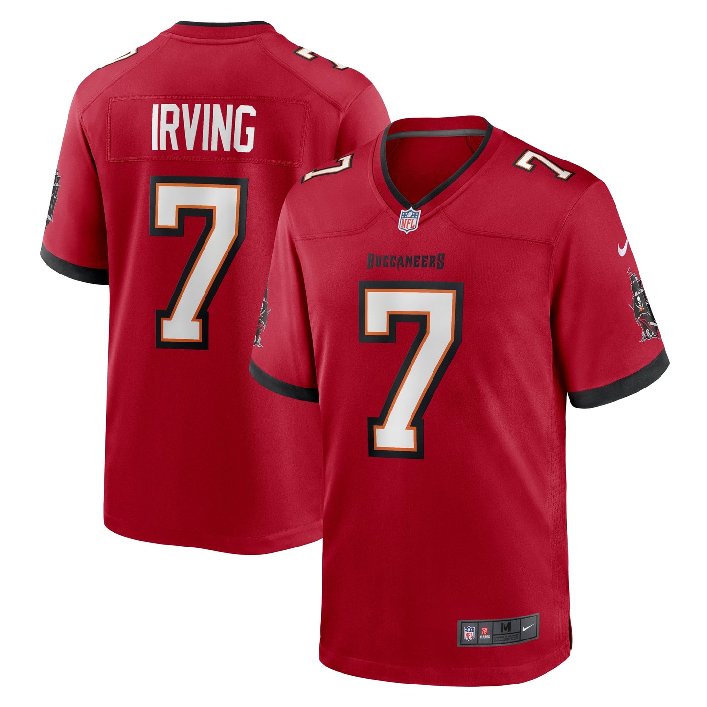 Tampa Bay Buccaneers Bucky Irving Red Game Jersey JS4355