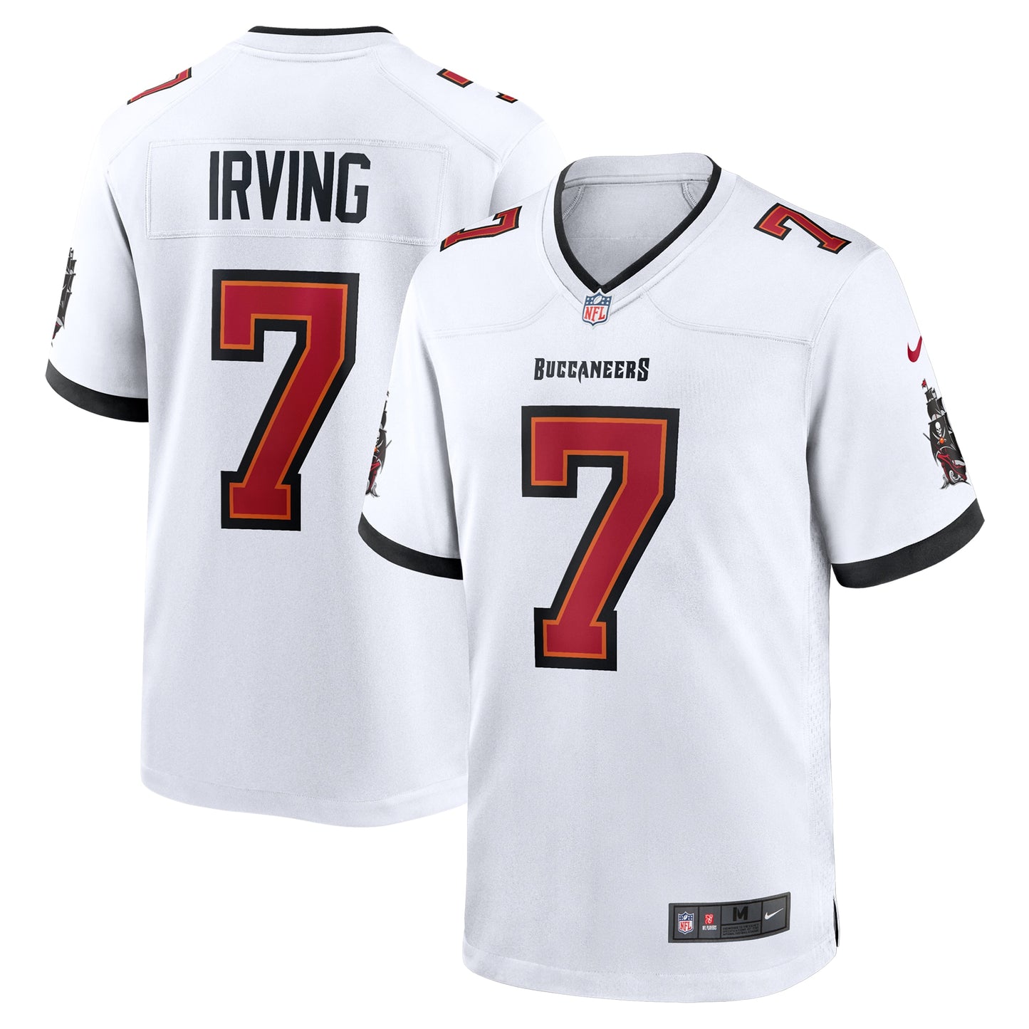 Tampa Bay Buccaneers Bucky Irving White Game Jersey JS4922