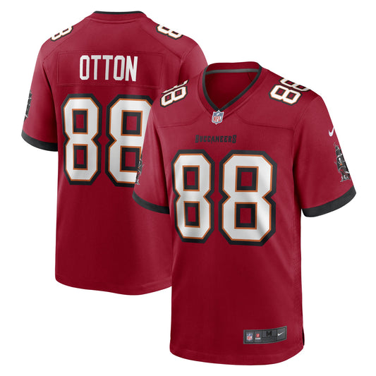 Tampa Bay Buccaneers Cade Otton Red Game Player Jersey JS1835