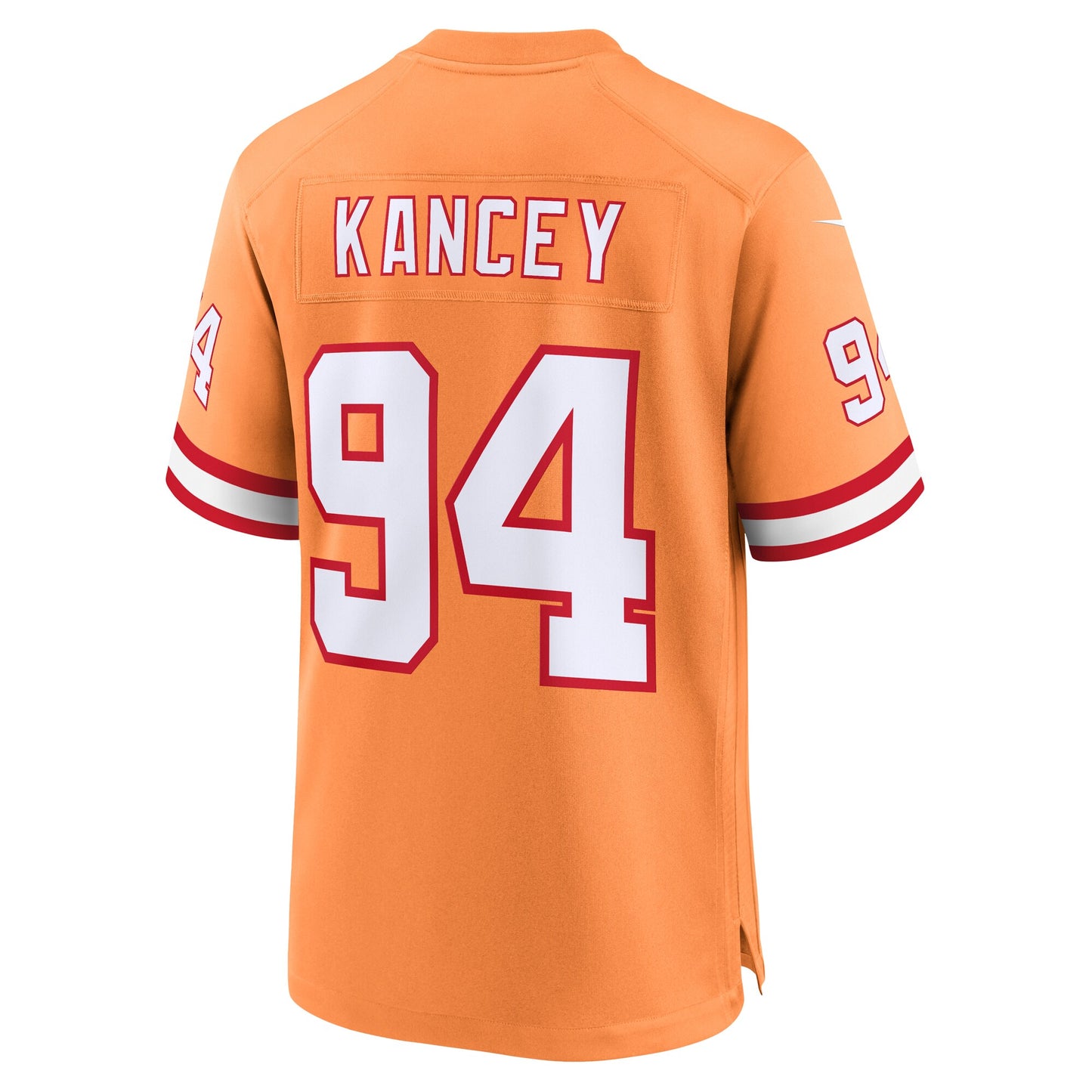 Tampa Bay Buccaneers Calijah Kancey Orange Alternate Team Game Jersey JS6623