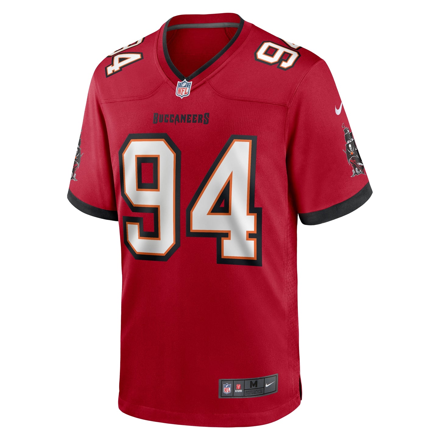 Tampa Bay Buccaneers Calijah Kancey Red Game Jersey JS4828