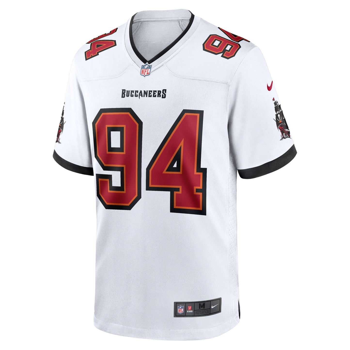 Tampa Bay Buccaneers Calijah Kancey White Game Jersey JS9315