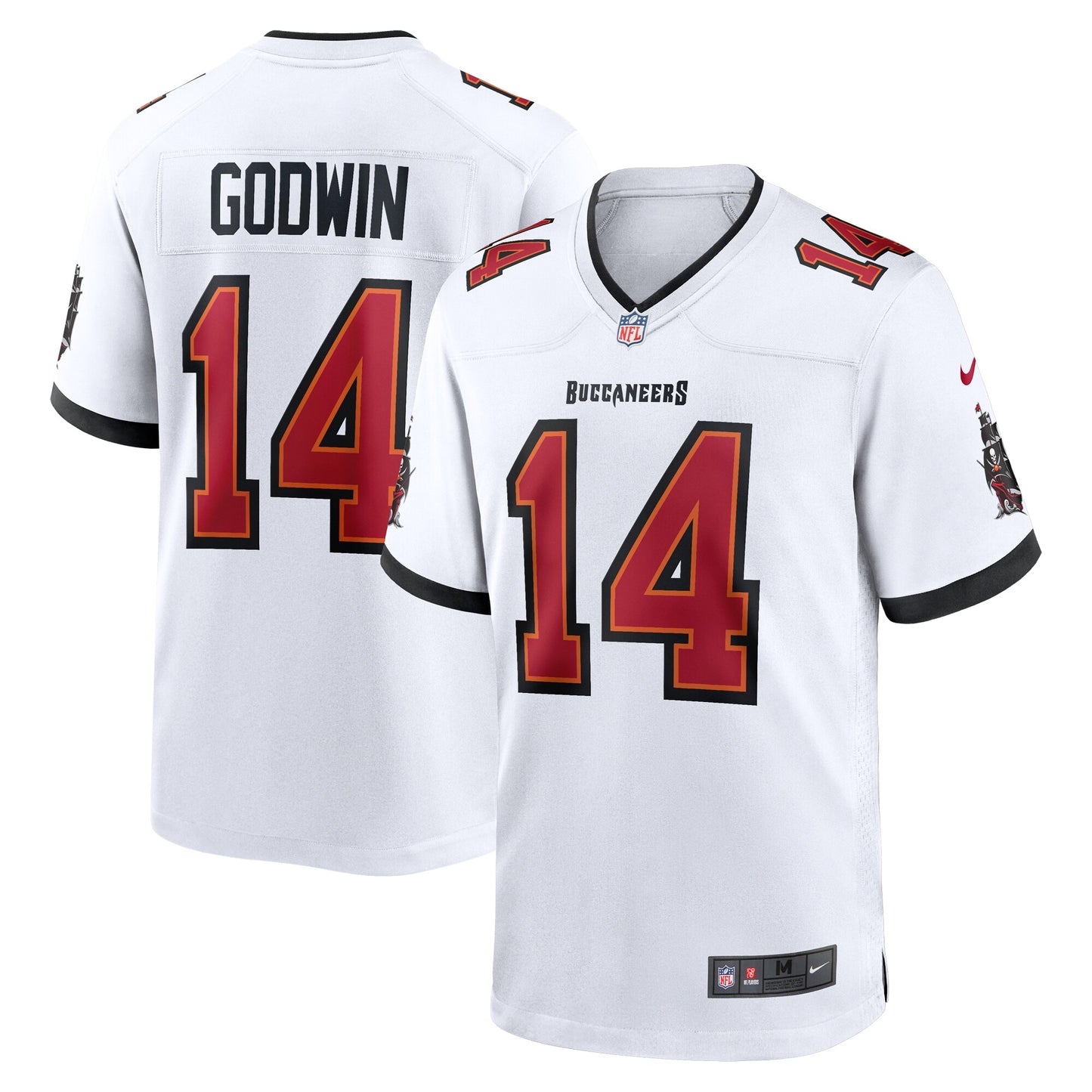 Tampa Bay Buccaneers Chris Godwin White White Game Jersey JS5813