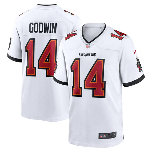 Tampa Bay Buccaneers Chris Godwin White White Game Jersey JS5813