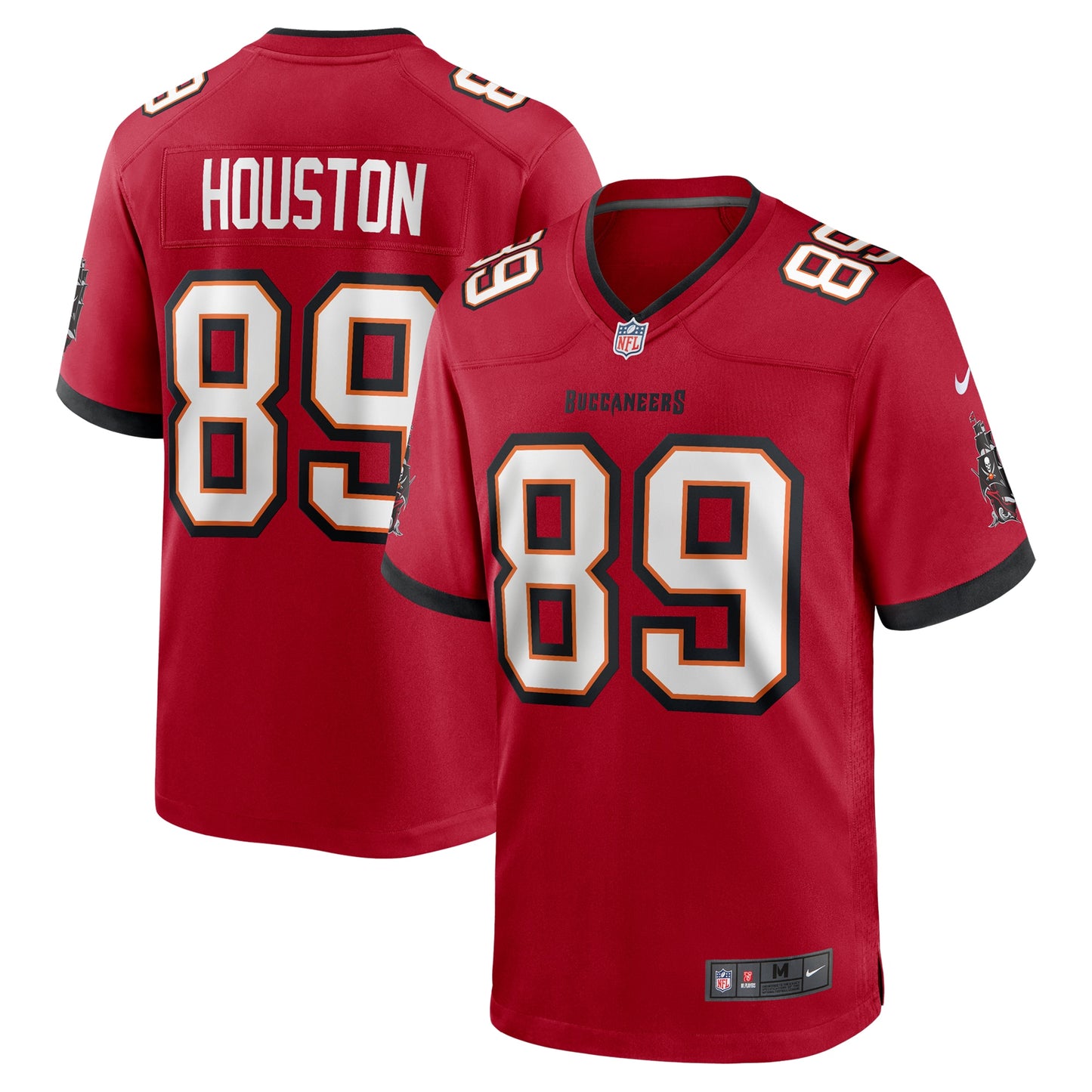 Tampa Bay Buccaneers Dennis Houston Red Game Jersey JS8429