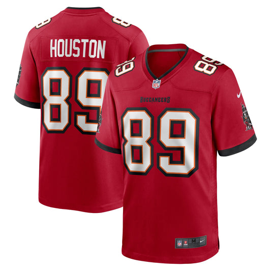 Tampa Bay Buccaneers Dennis Houston Red Game Jersey JS8429