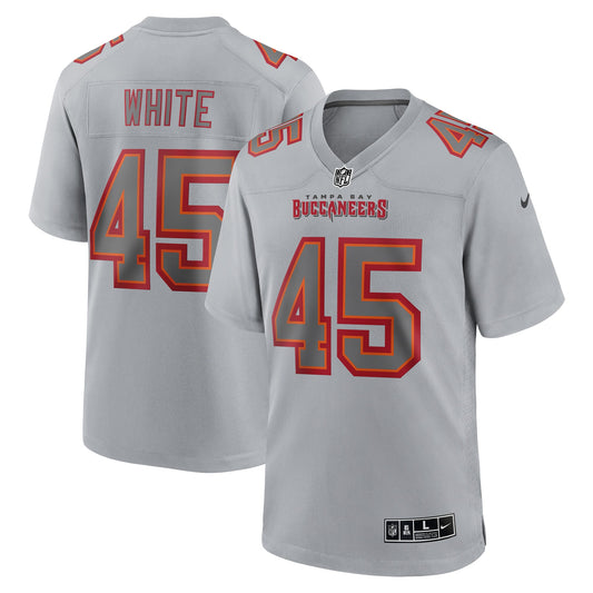 Tampa Bay Buccaneers Devin White Gray Atmosphere Fashion Game Jersey JS6638