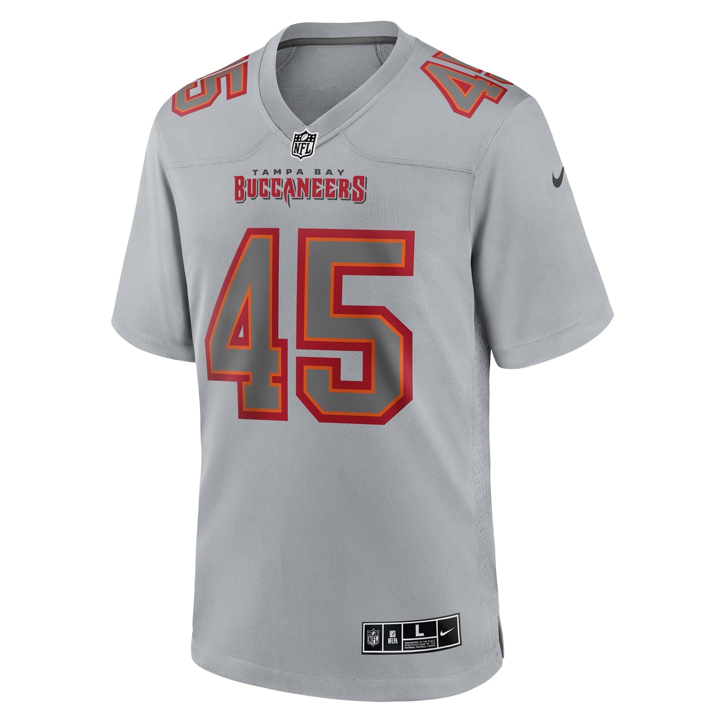 Tampa Bay Buccaneers Devin White Gray Atmosphere Fashion Game Jersey JS6638