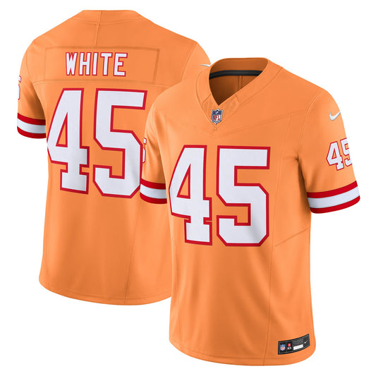 Tampa Bay Buccaneers Devin White Orange Vapor F.U.S.E. Limited Jersey JS9258