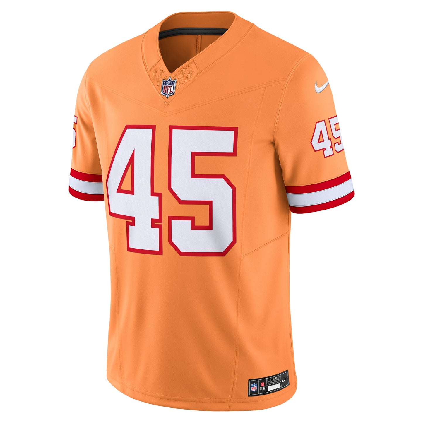 Tampa Bay Buccaneers Devin White Orange Vapor F.U.S.E. Limited Jersey JS9258