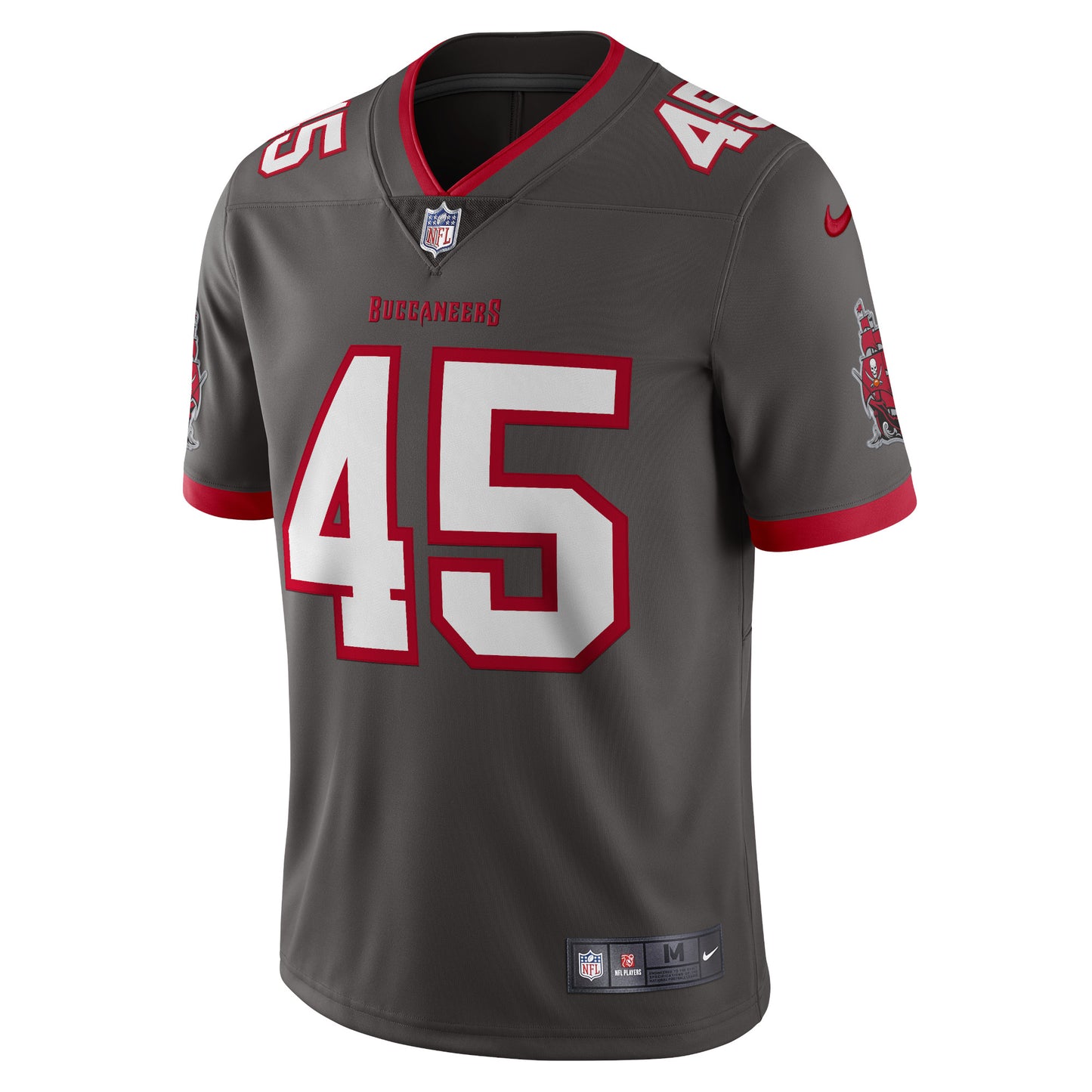 Tampa Bay Buccaneers Devin White Pewter Vapor Limited Jersey JS5811
