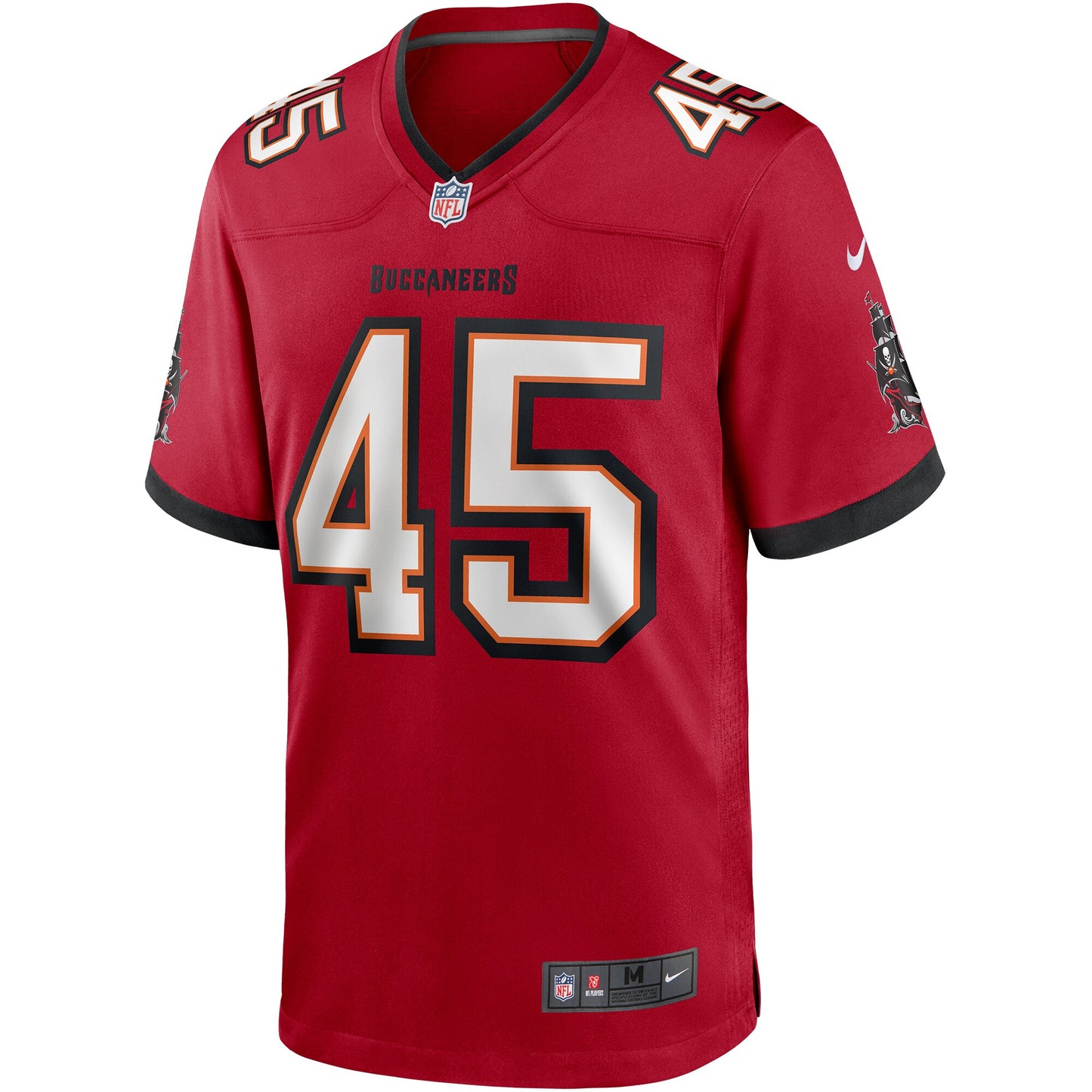 Tampa Bay Buccaneers Devin White Red Player Game Jersey JS8480