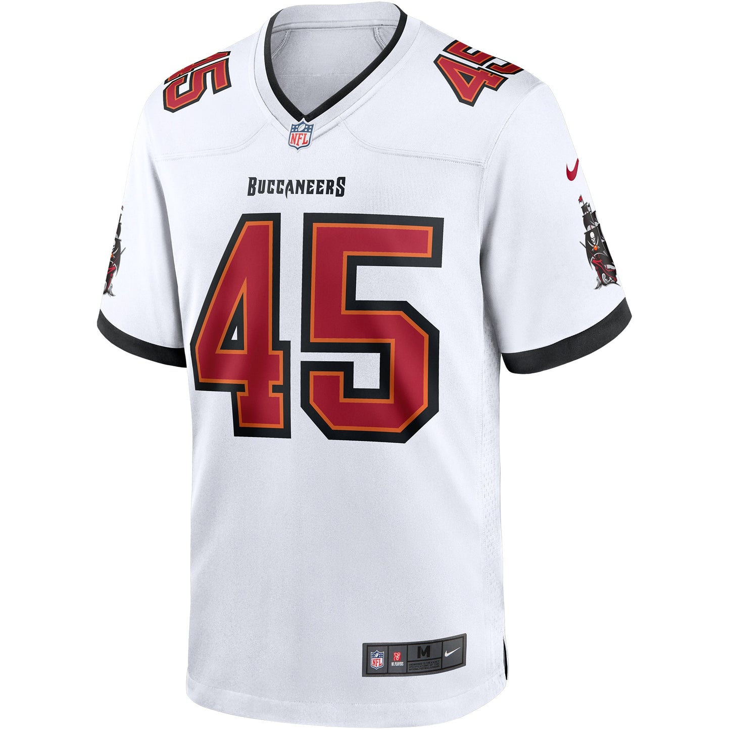 Tampa Bay Buccaneers Devin White White Game Jersey JS6336