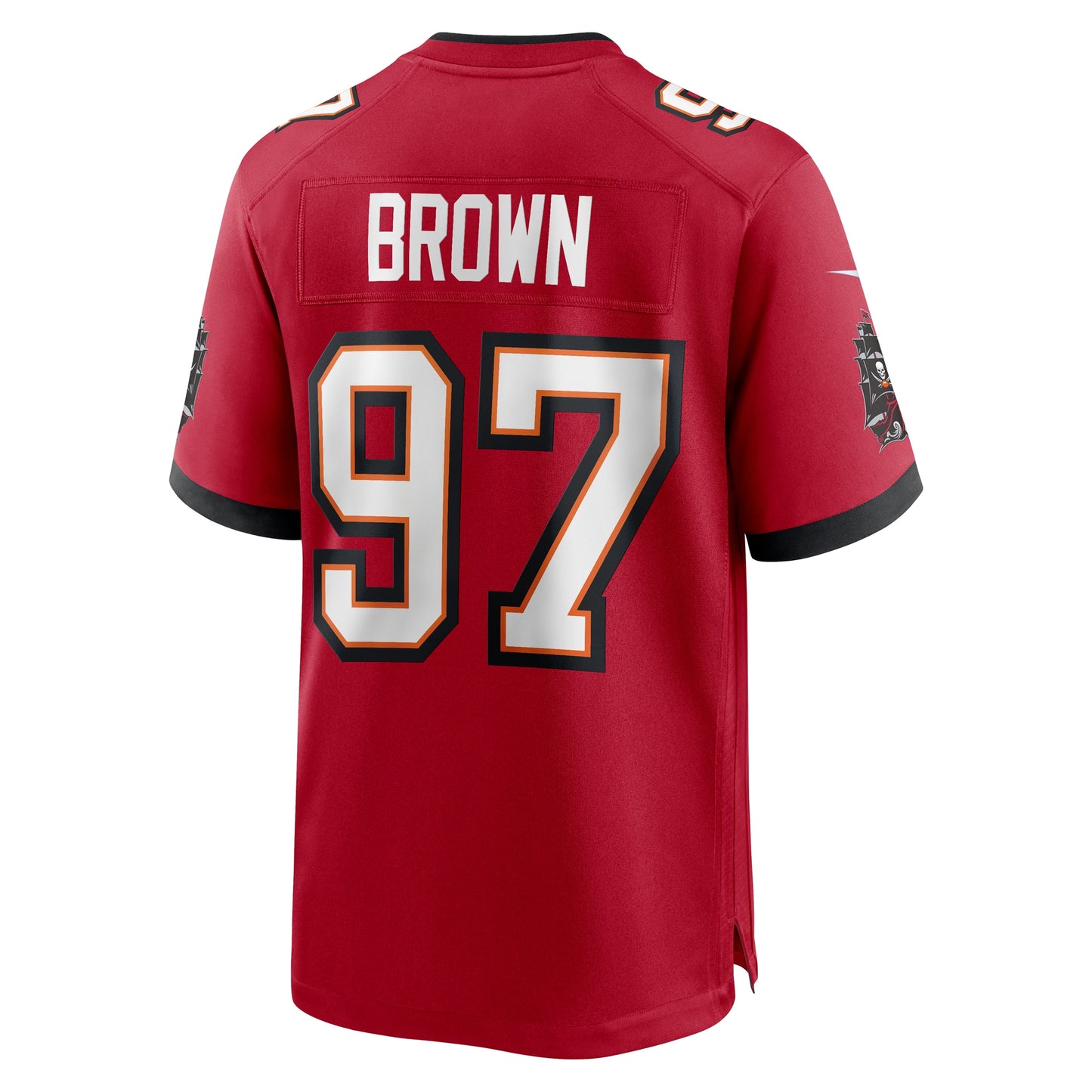 Tampa Bay Buccaneers Earnest Brown IV Red Game Jersey JS9906