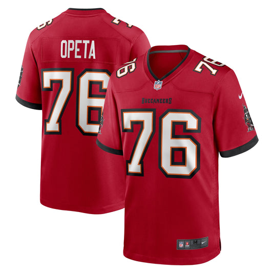 Tampa Bay Buccaneers Iosua Opeta Red Game Jersey JS7914