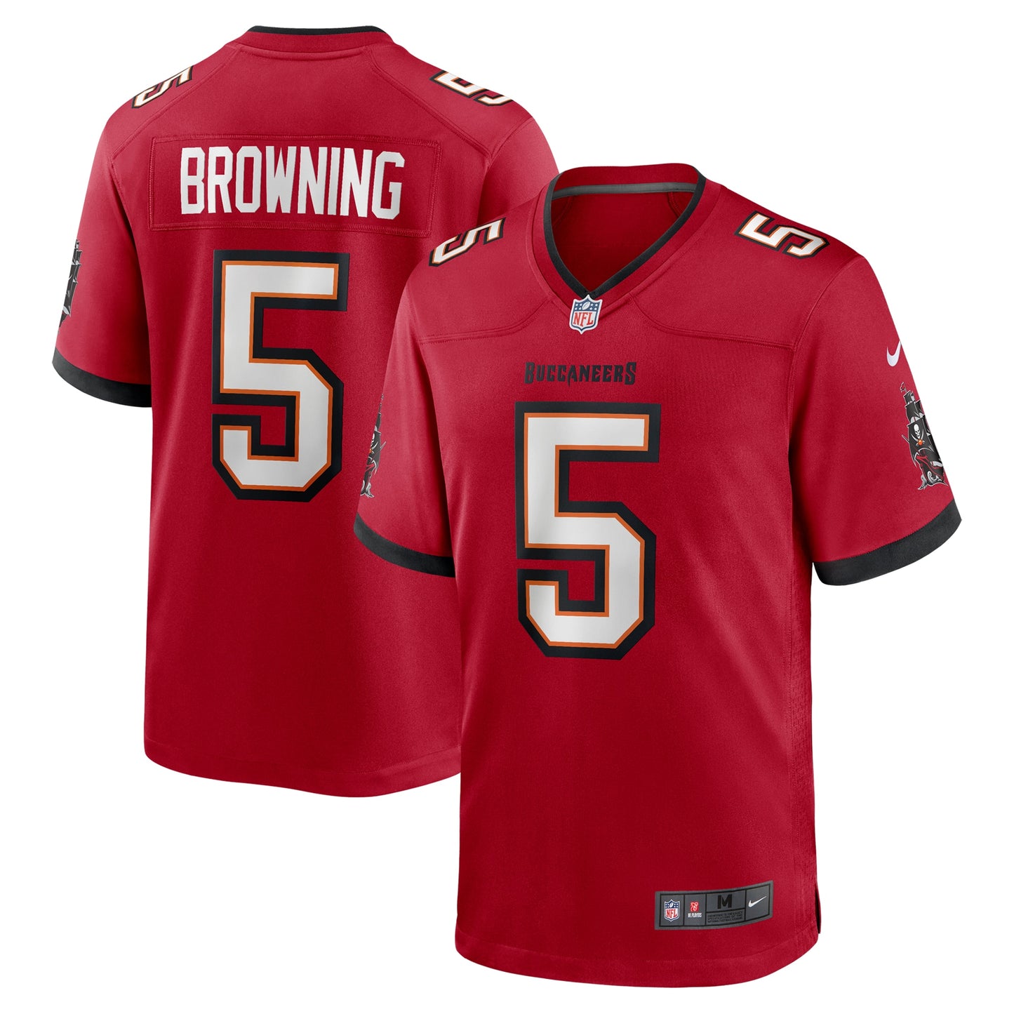 Tampa Bay Buccaneers Jack Browning Red Game Jersey JS7801