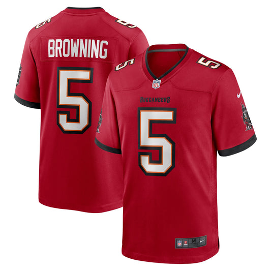 Tampa Bay Buccaneers Jack Browning Red Game Jersey JS7801