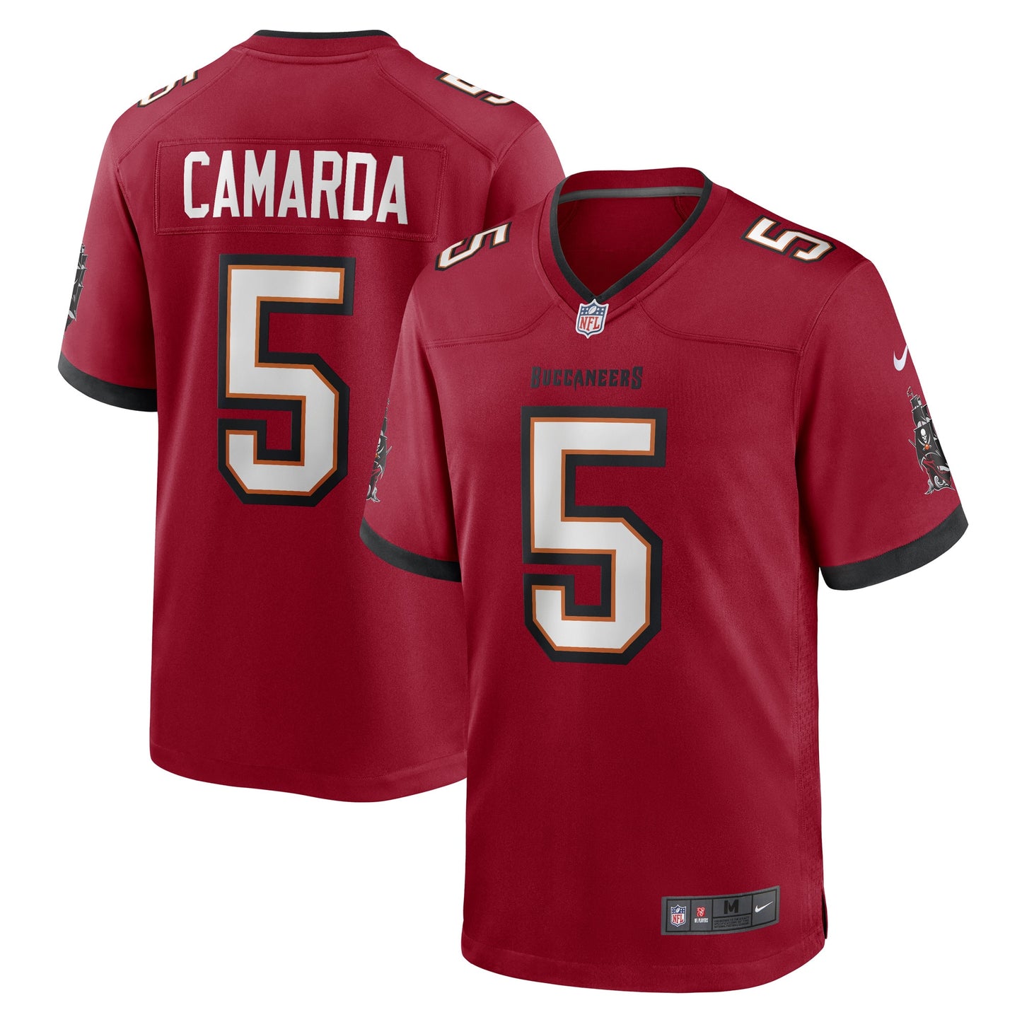 Tampa Bay Buccaneers Jake Camarda Red Game Player Jersey JS2885