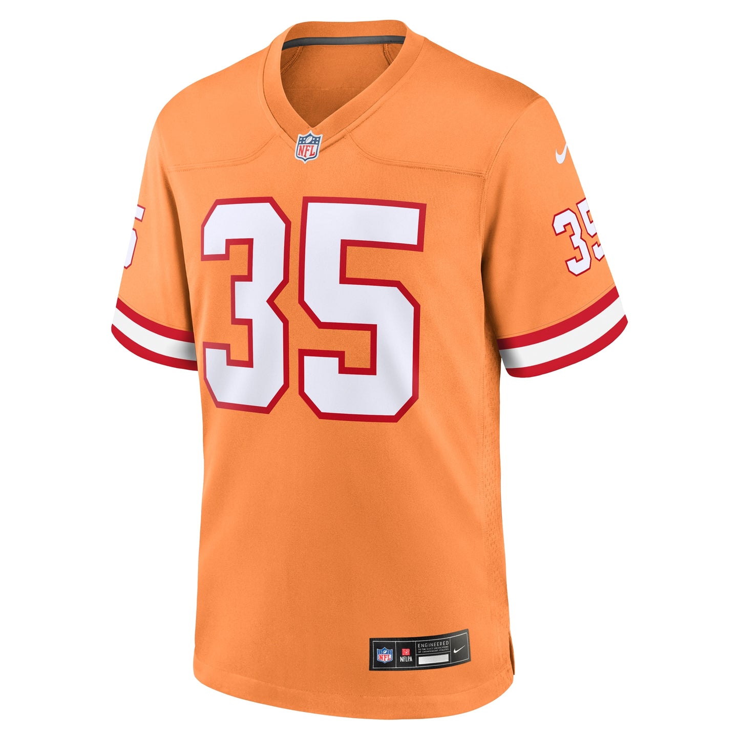 Tampa Bay Buccaneers Jamel Dean Orange Throwback Game Jersey JS3391