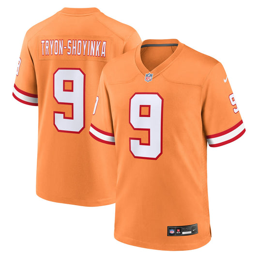 Tampa Bay Buccaneers Joe Tryon-Shoyinka Orange Throwback Game Jersey JS8305