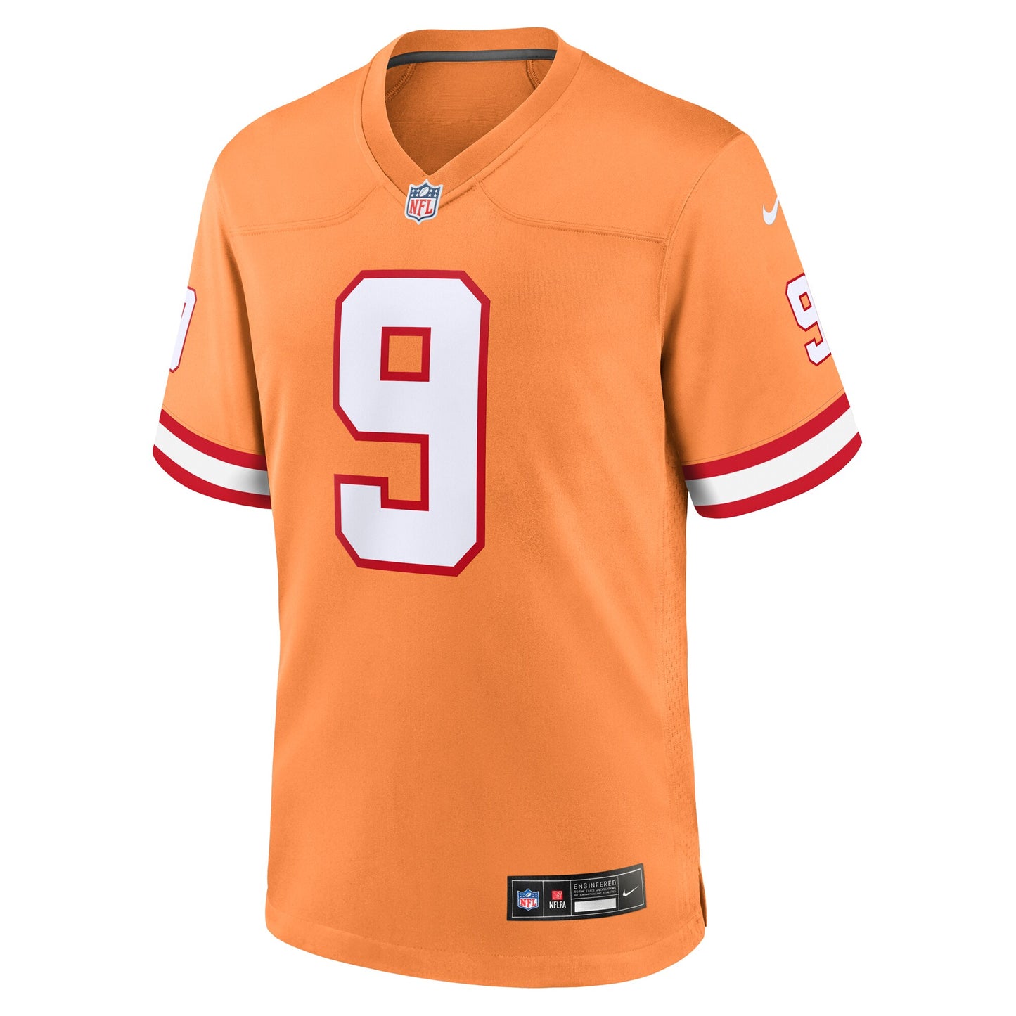 Tampa Bay Buccaneers Joe Tryon-Shoyinka Orange Throwback Game Jersey JS8305
