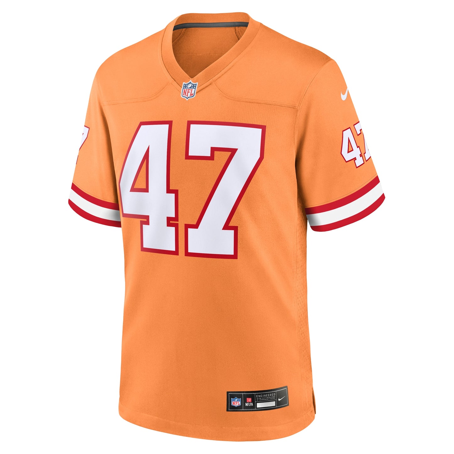 Tampa Bay Buccaneers John Lynch Orange Throwback Game Jersey JS4680