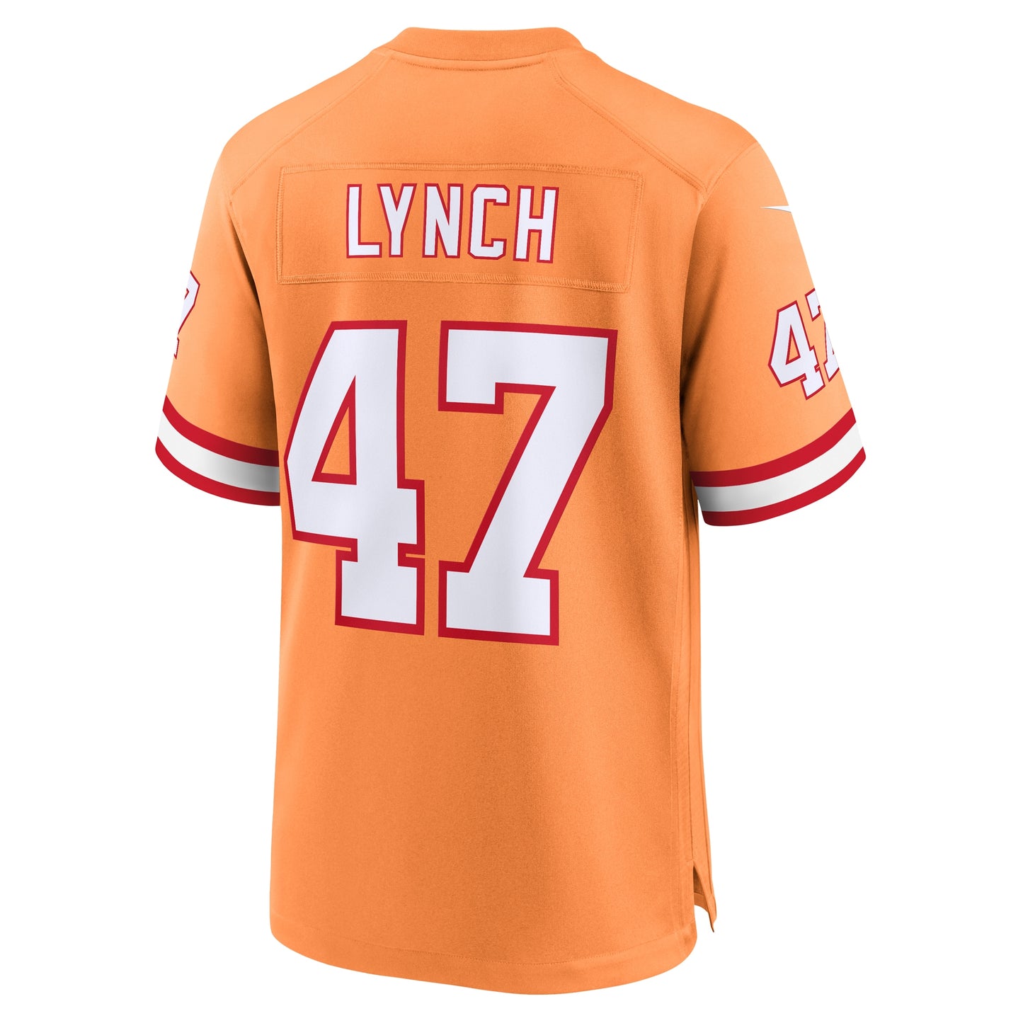 Tampa Bay Buccaneers John Lynch Orange Throwback Game Jersey JS4680