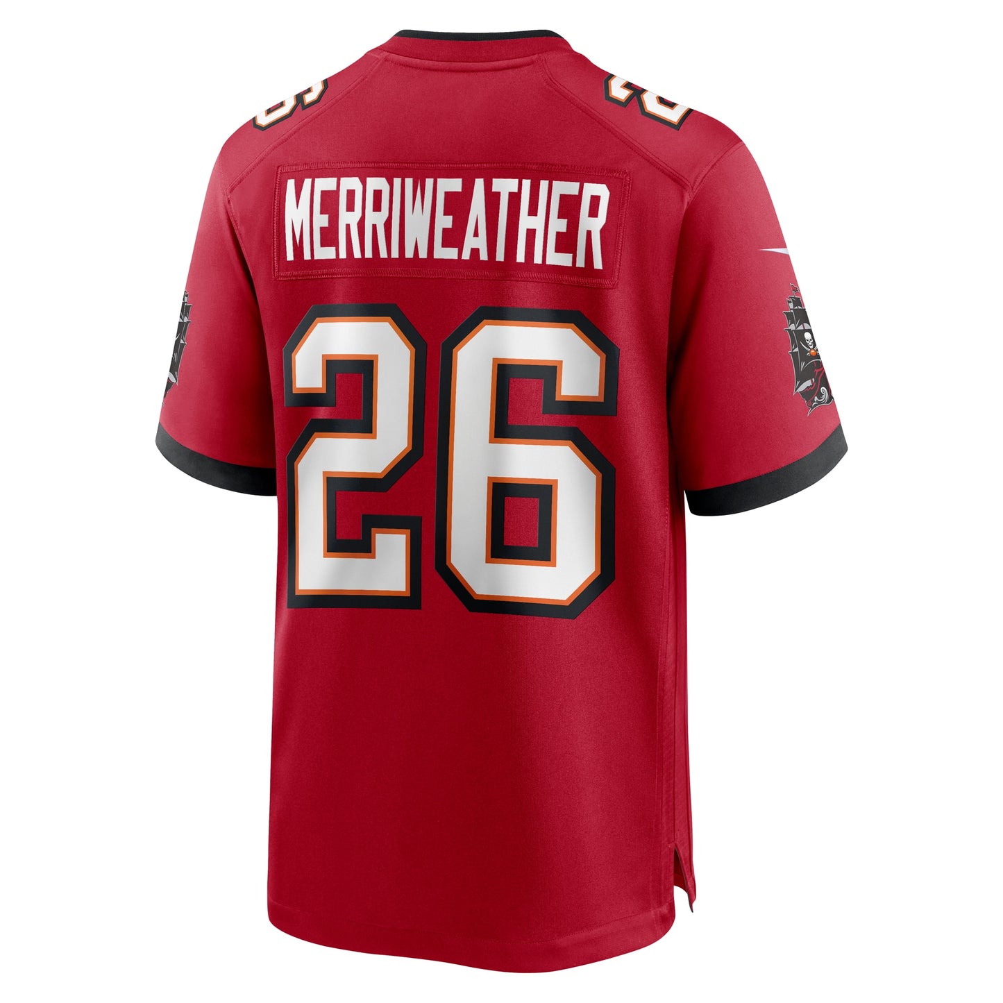 Tampa Bay Buccaneers Kaevon Merriweather Red Game Jersey JS2678