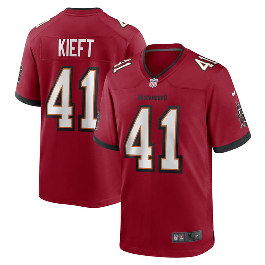 Tampa Bay Buccaneers Ko Kieft Red Game Player Jersey JS8188