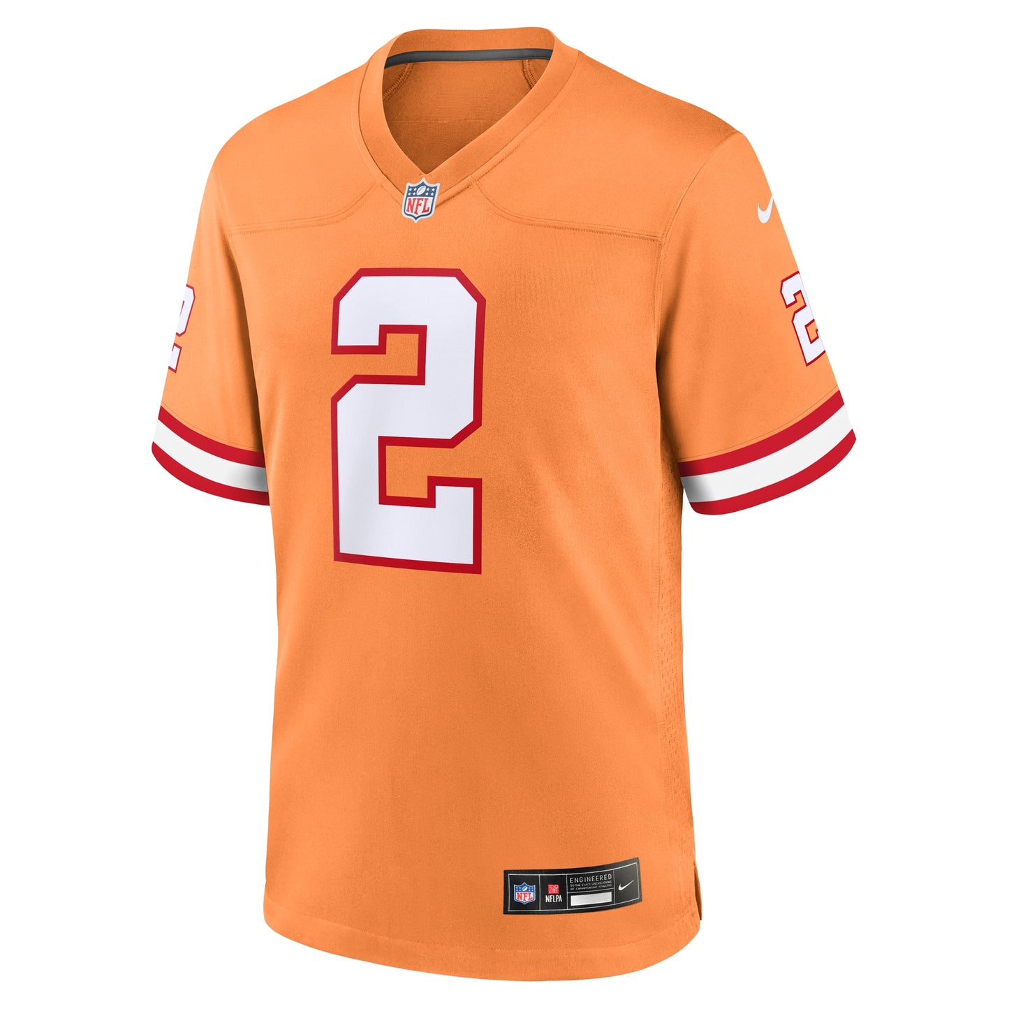 Tampa Bay Buccaneers Kyle Trask Orange Throwback Game Jersey JS4940