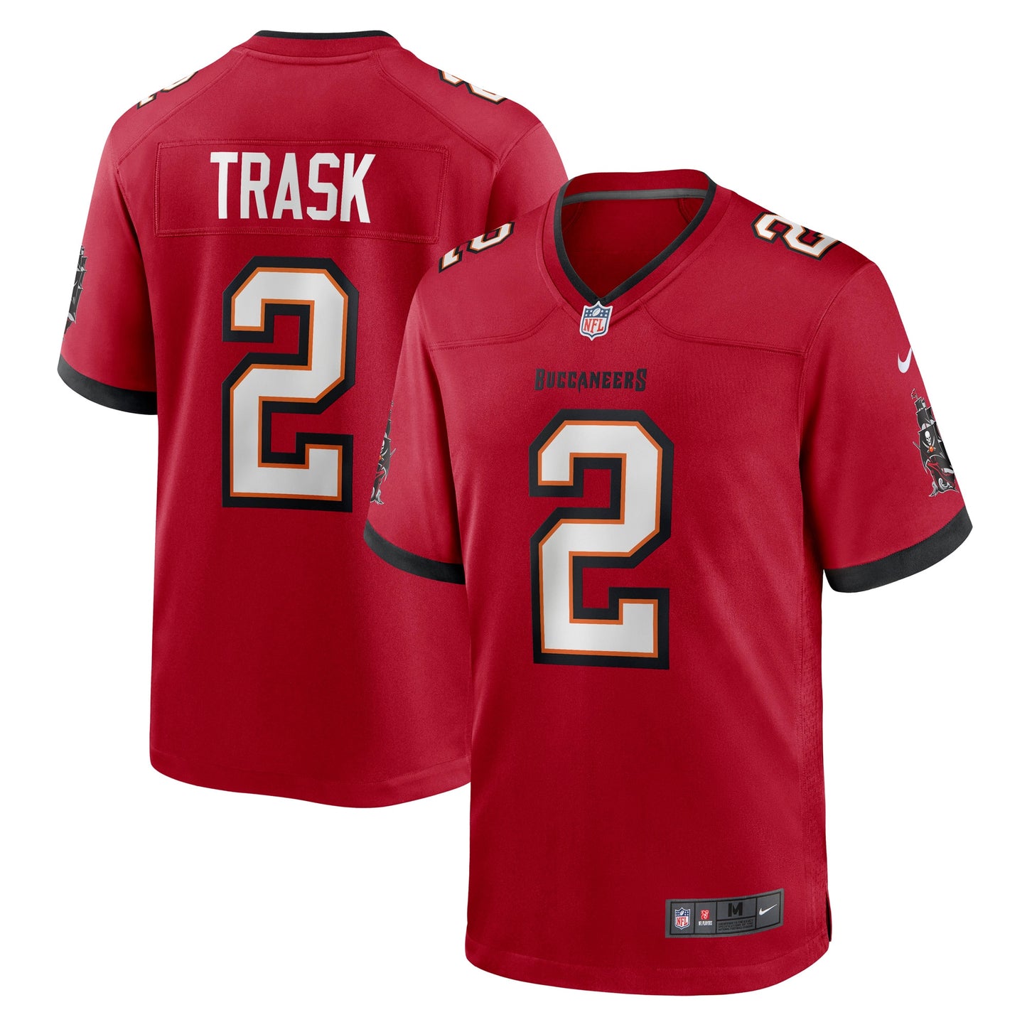 Tampa Bay Buccaneers Kyle Trask Red Game Player Jersey JS5753