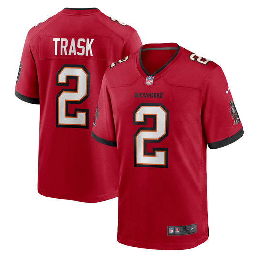Tampa Bay Buccaneers Kyle Trask Red Game Player Jersey JS5753
