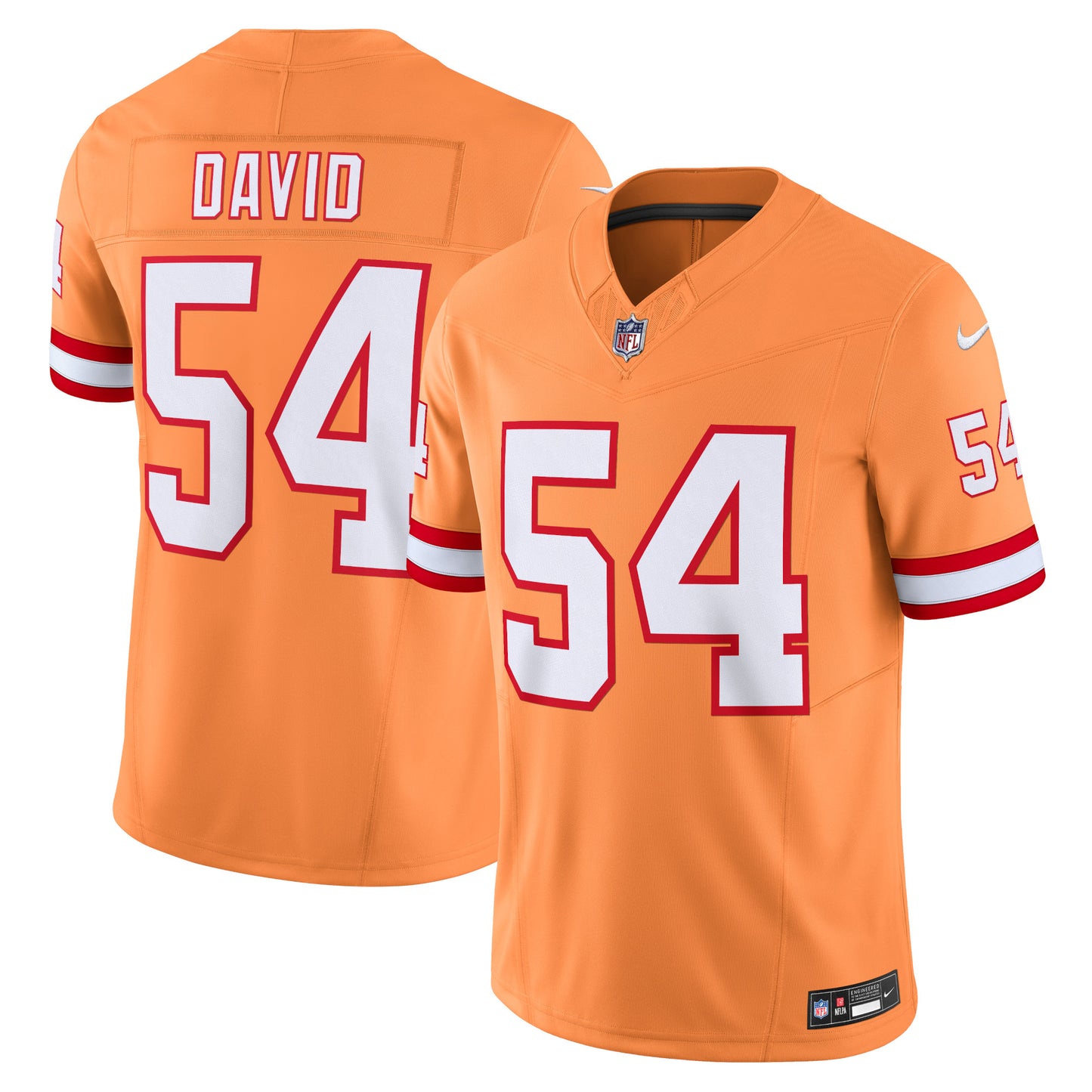 Tampa Bay Buccaneers Lavonte David Orange Vapor F.U.S.E. Limited Jersey JS3619