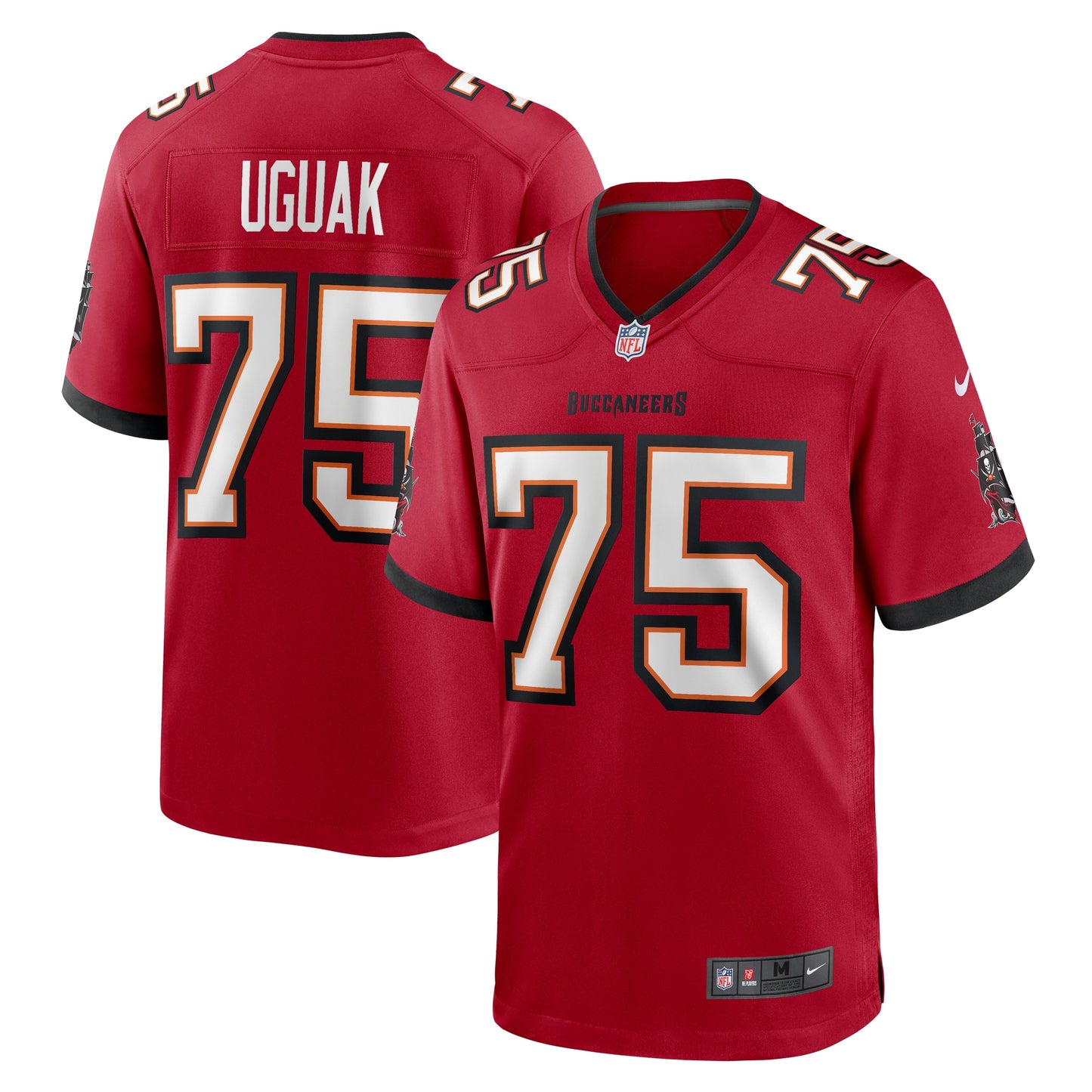 Tampa Bay Buccaneers Lwal Uguak Red Game Jersey JS7759