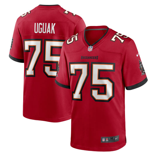 Tampa Bay Buccaneers Lwal Uguak Red Game Jersey JS7759