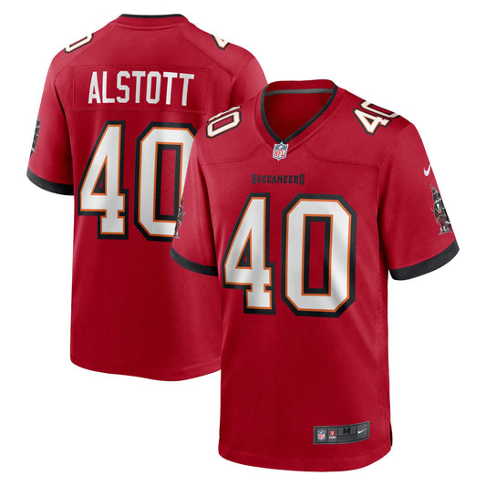 Tampa Bay Buccaneers Mike Alstott Red Retired Player Game Jersey JS3416