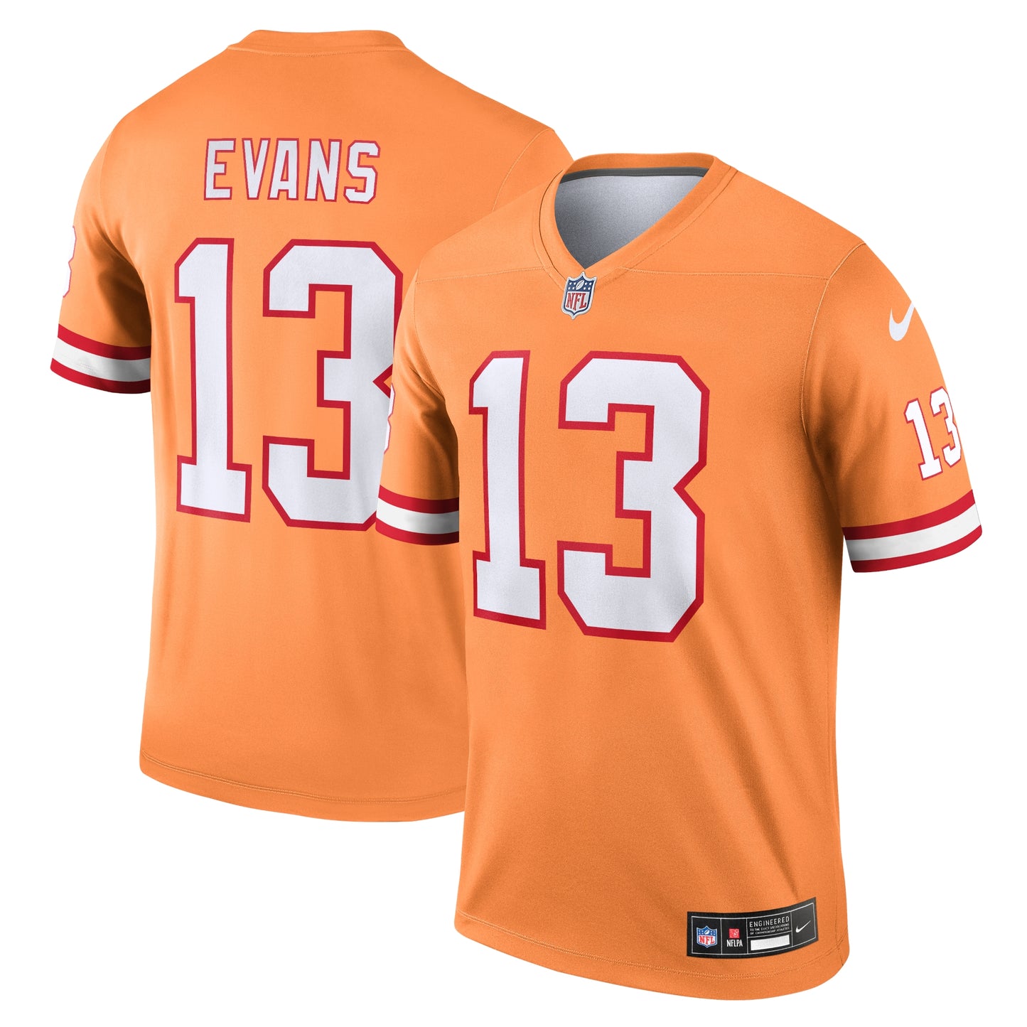 Tampa Bay Buccaneers Mike Evans Orange Alternate Legend Player Performance Top JS3703 Jersey