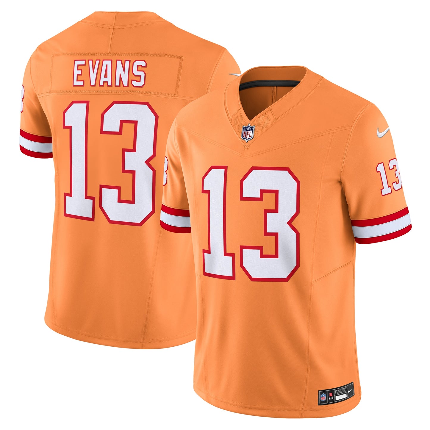 Tampa Bay Buccaneers Mike Evans Orange Vapor F.U.S.E. Limited Jersey JS6386